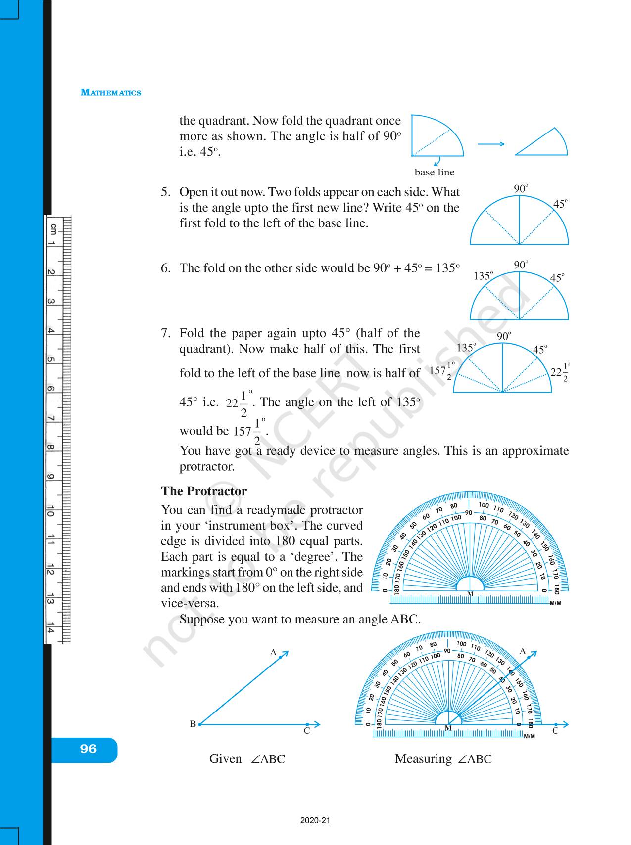 Understanding Elementary Shapes - NCERT Book Of Class 6 Mathematics